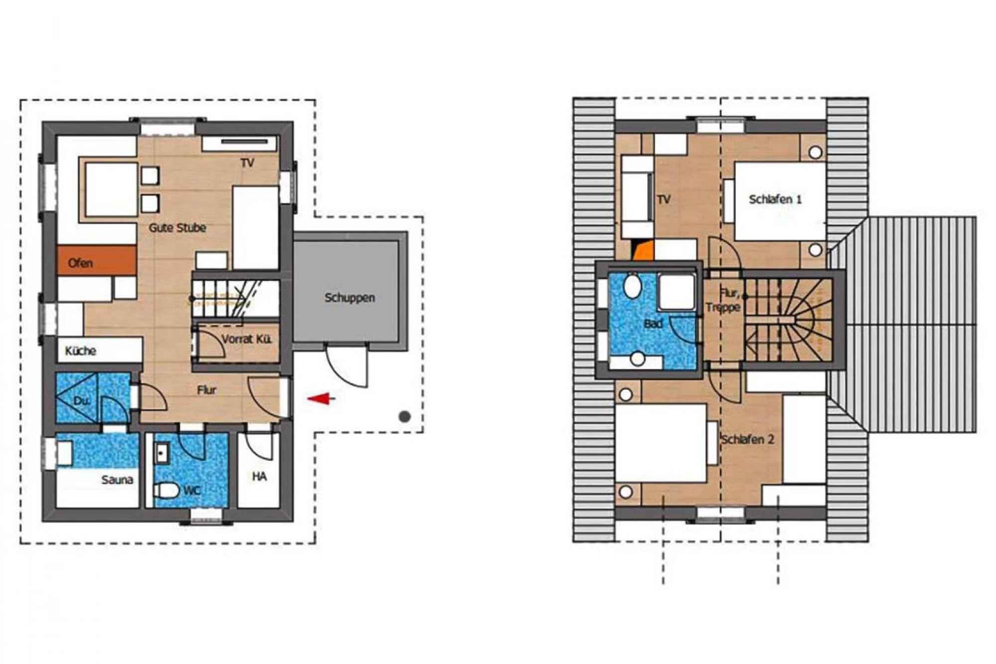 Semi Detached Houses Turf House Torfhaus Exterior foto